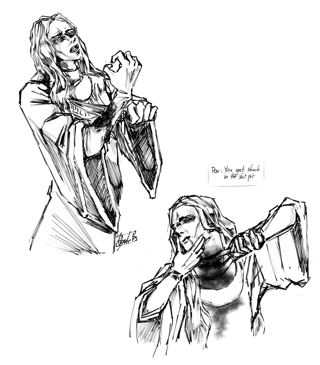 gimmeaheadshot's tweet photo. Once again i present some sketches of enki, fear and hunger grind must continue in 2025 🔥 https://t.co/vfDBMLel5h