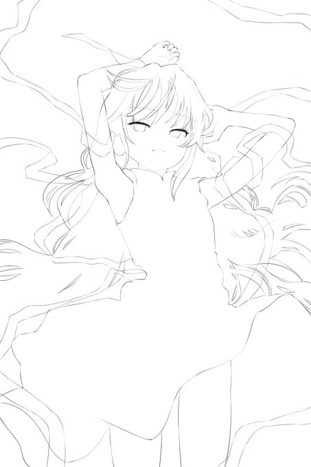 #wip
無事退院してスランプと戦いながら再開しました🎀薬の副作用で長時間作業がまだできないんですが、だんだん元に戻ると思うので…申し訳ない 