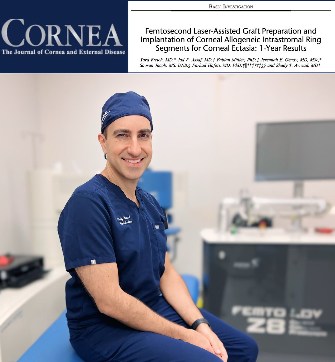 Shady Awwad (@doctorawwad) on Twitter photo Check out our 1-year All-FemtoCAIRS results published in the journal “Cornea”, with refractive & segmental tomography evaluation. All CAIRS segments were created using the LDV Z8 dedicated CAIRS software which we helped design from the ground up with Fabian Mueller <a href="/Ziemergroup/">Ziemer Group</a>. Check out our 1-year All-FemtoCAIRS results published in the journal “Cornea”, with refractive & segmental tomography evaluation. All CAIRS segments were created using the LDV Z8 dedicated CAIRS software which we helped design from the ground up with Fabian Mueller <a href="/Ziemergroup/">Ziemer Group</a>.