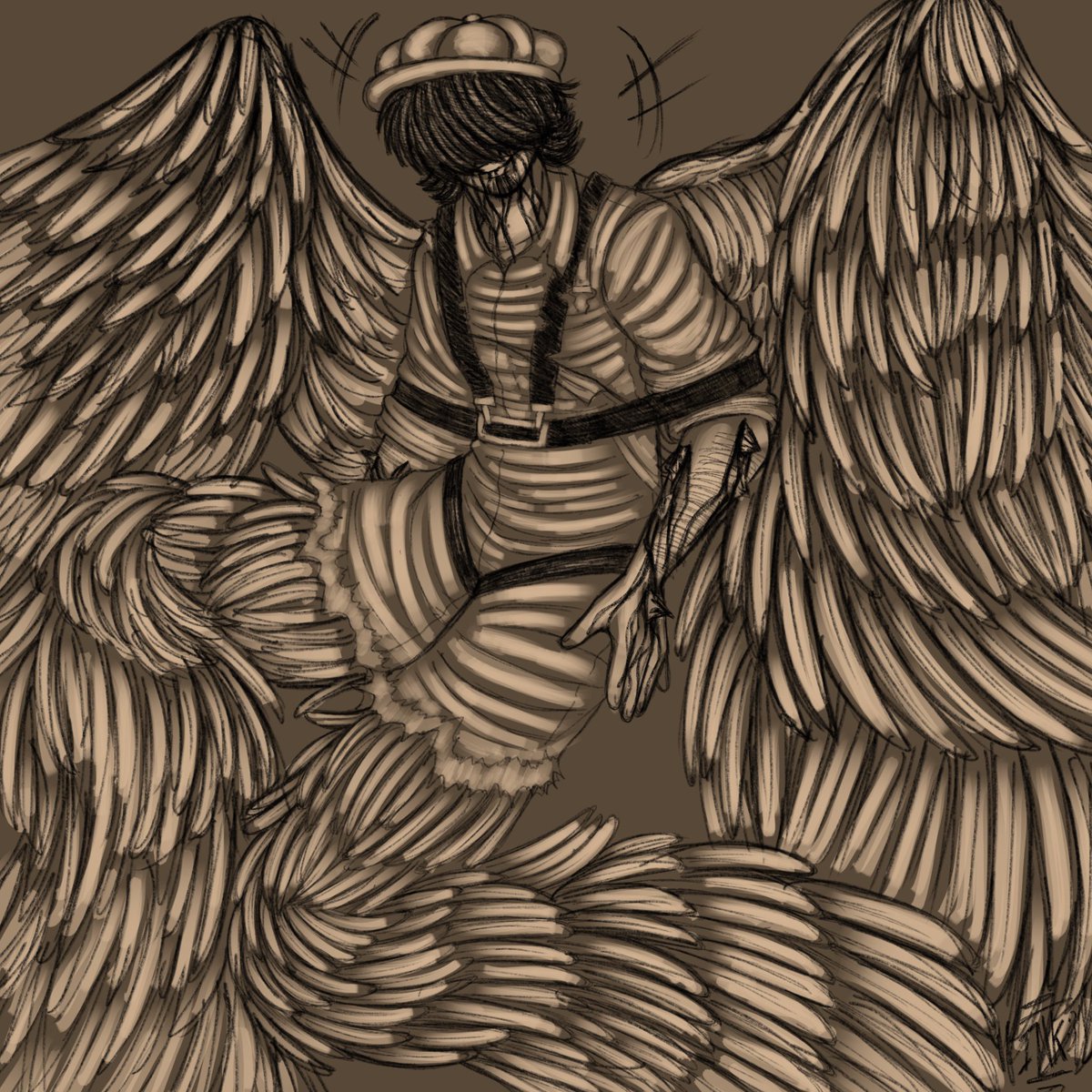 reireisushi's tweet photo. I’m a little sleep deprived but I have food 🕊️

( @aczykins  )
.
.
.
.
[[tags]] #albertwayne #fallenangel #idvalbertwayne #identityvalbert #identityvalbertwayne #idvaeroplanist #identityv #idv #identityvfanart 💙 https://t.co/IltAZ4GE7M