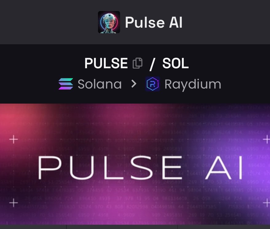 $PULSE AI

Deployed December 24.

Undervalued IMO

5HQE78fpP6uZXBHskb868jippQCxuQHu8bz8zcqgpump
