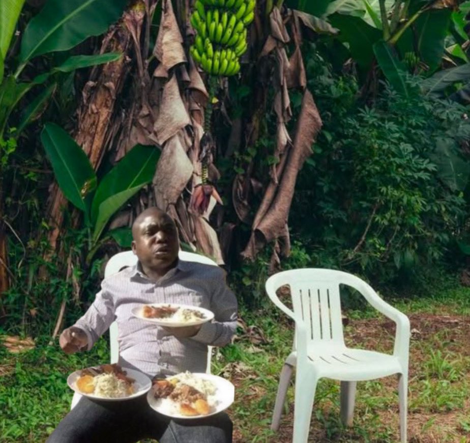 Me at the cook out while the play the new bad bunny