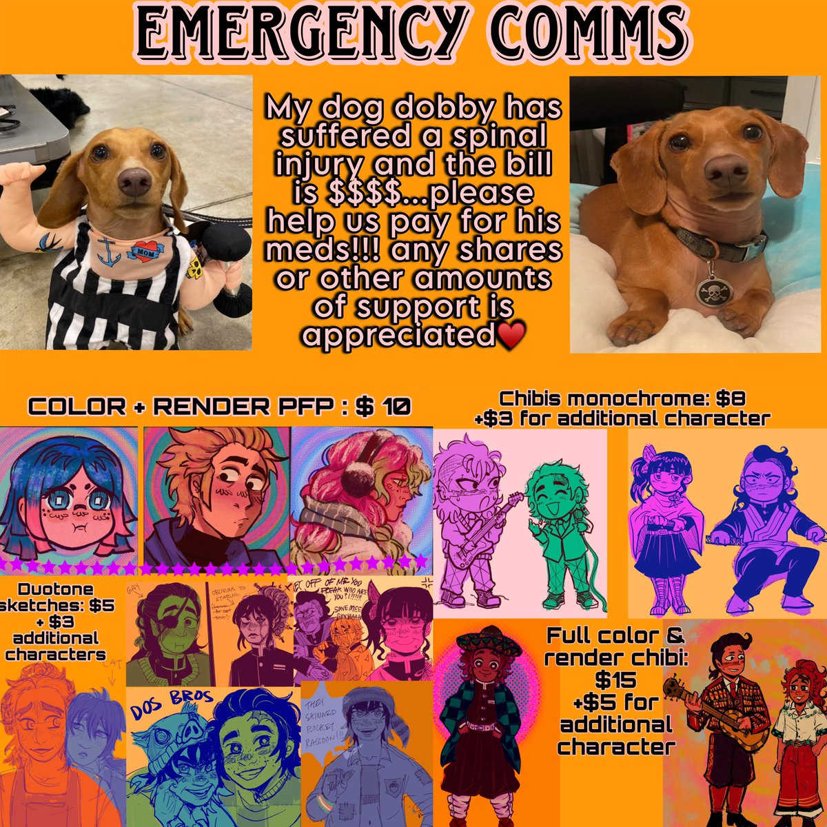 rateaky's tweet image. EMERGENCY COMMS FOR DOBBY! ANY LIKES, SHARES OR SUPPORT IS APPRECIATED!!! 1/3