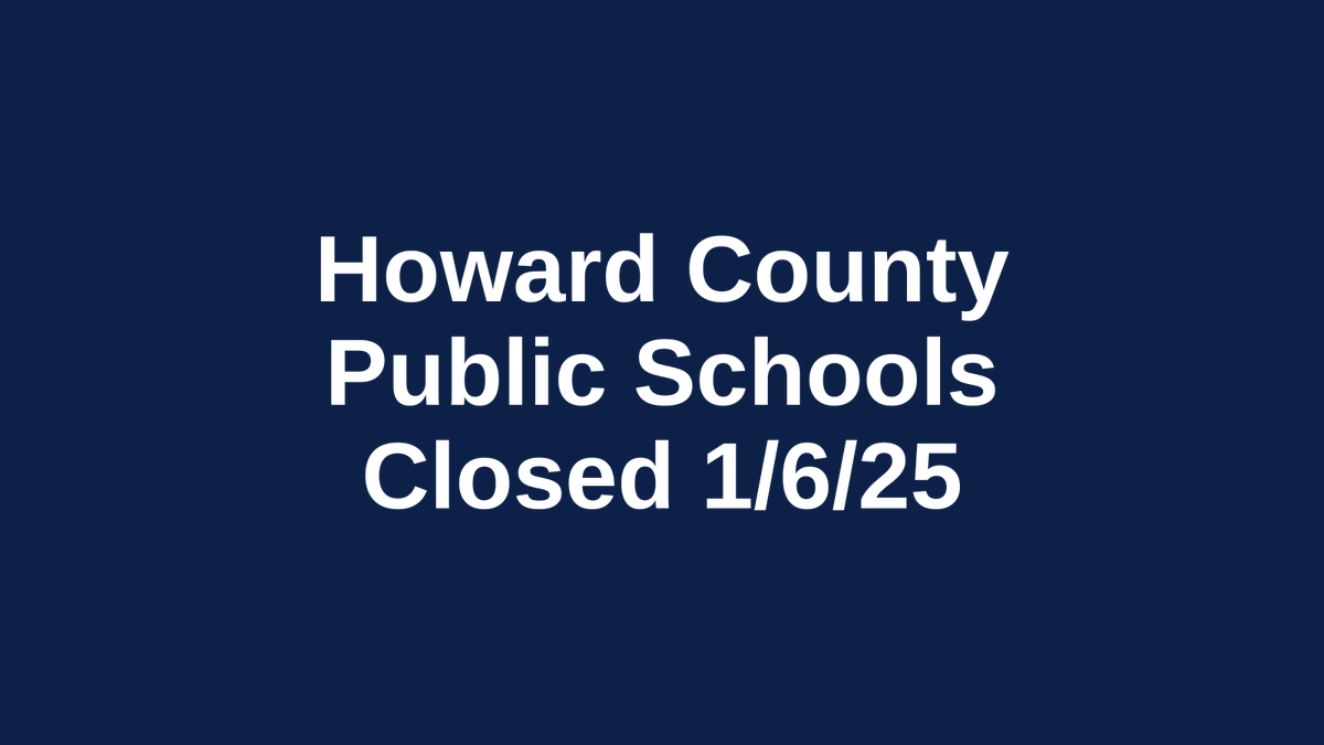 HoCoStudentNews's tweet photo. All Howard County public schools and offices are closed due to forecasted inclement weather.

View our full update: https://t.co/mU5xS9IalW https://t.co/KvolxjA4hO