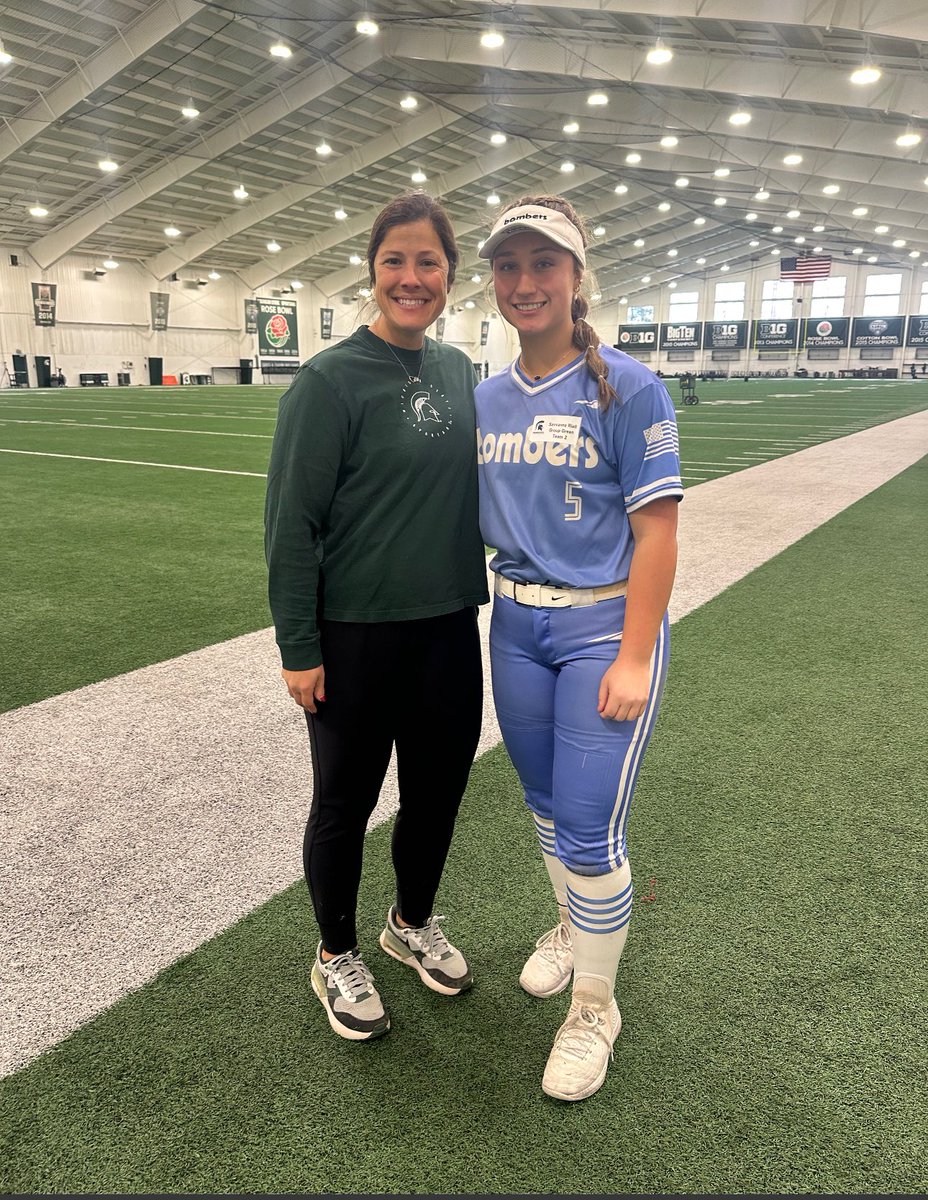 Savvanna Riall - 2026 (@savvannar) on Twitter photo I had a great time with <a href="/MSU_Softball/">Michigan State Softball</a> today! The campus was beautiful and I can’t wait to be back!! #GoSpartans!
<a href="/INBombers2526/">Bombers07Keown</a> <a href="/CoachDStenger/">Danielle Stenger</a> <a href="/ShoMcDonald/">Sharonda McDonald</a> <a href="/WellsBethaney22/">Bethaney Wells</a> @destiniengland1 I had a great time with <a href="/MSU_Softball/">Michigan State Softball</a> today! The campus was beautiful and I can’t wait to be back!! #GoSpartans!
<a href="/INBombers2526/">Bombers07Keown</a> <a href="/CoachDStenger/">Danielle Stenger</a> <a href="/ShoMcDonald/">Sharonda McDonald</a> <a href="/WellsBethaney22/">Bethaney Wells</a> @destiniengland1