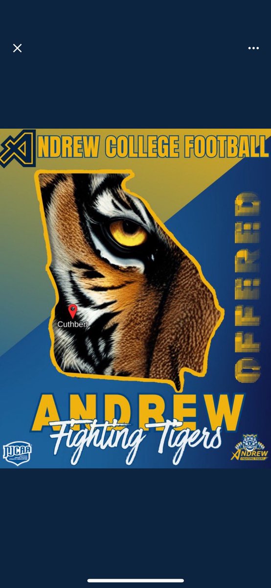 David Jones (@davie172023) on Twitter photo After a great conversation with <a href="/coach_jrob31/">Coach “JRob”</a> I am blessed to receive my first offer from <a href="/AndrewCollege/">Andrew College</a> go tigers. #AGTG <a href="/CoachRamsay1/">Bobby Ramsay</a> After a great conversation with <a href="/coach_jrob31/">Coach “JRob”</a> I am blessed to receive my first offer from <a href="/AndrewCollege/">Andrew College</a> go tigers. #AGTG <a href="/CoachRamsay1/">Bobby Ramsay</a>