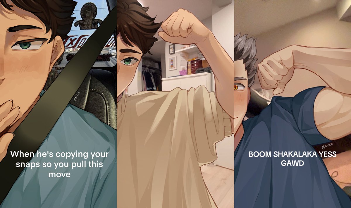 #bokuaka in that one tiktok trend
(reuploaded for a better preview)