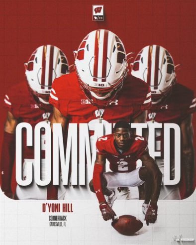 <a href="/BadgerFootball/">Wisconsin Football</a> 💯 percent committed let’s get to work 🔴⚪️