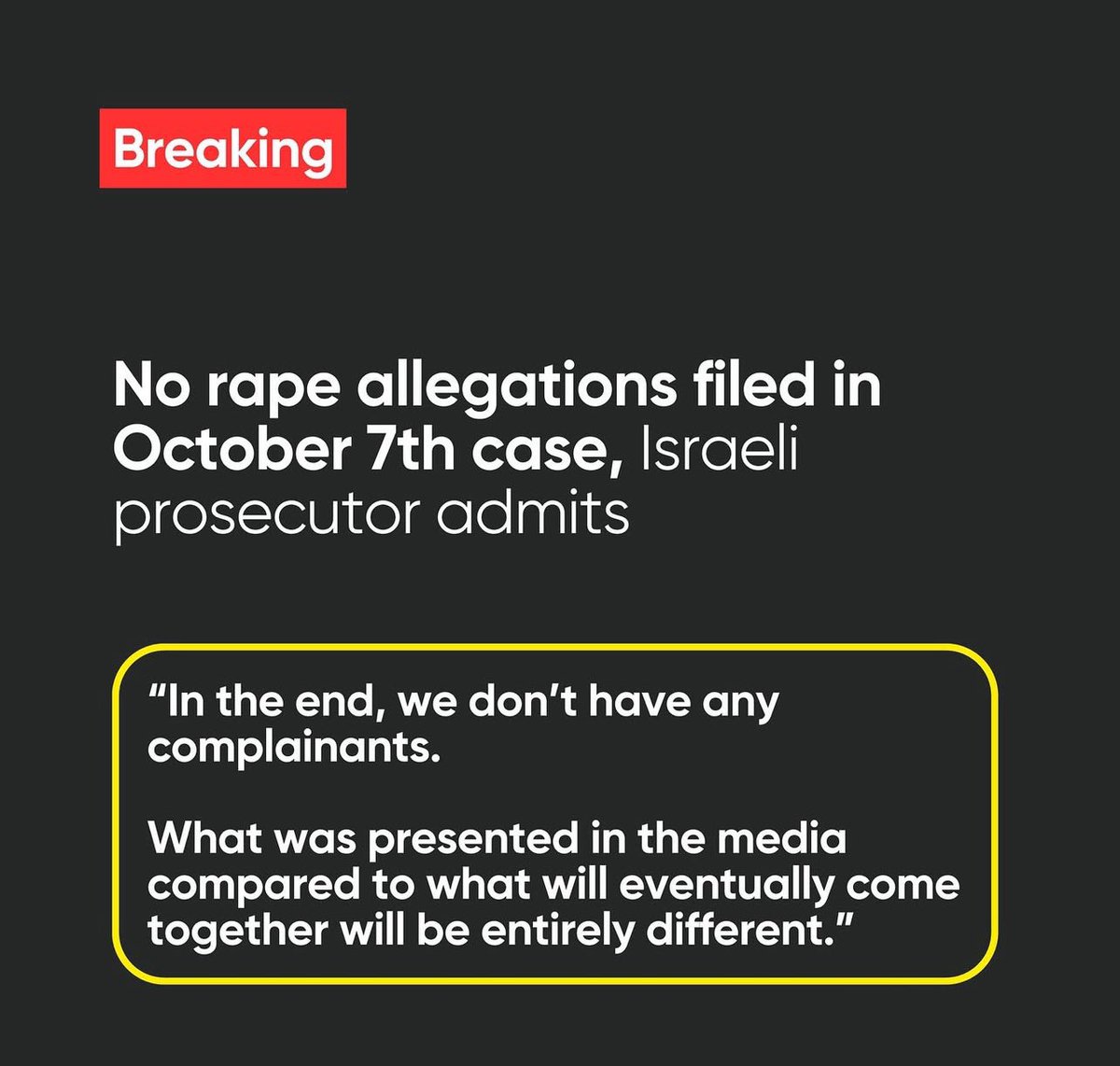 Was anyone surprised?