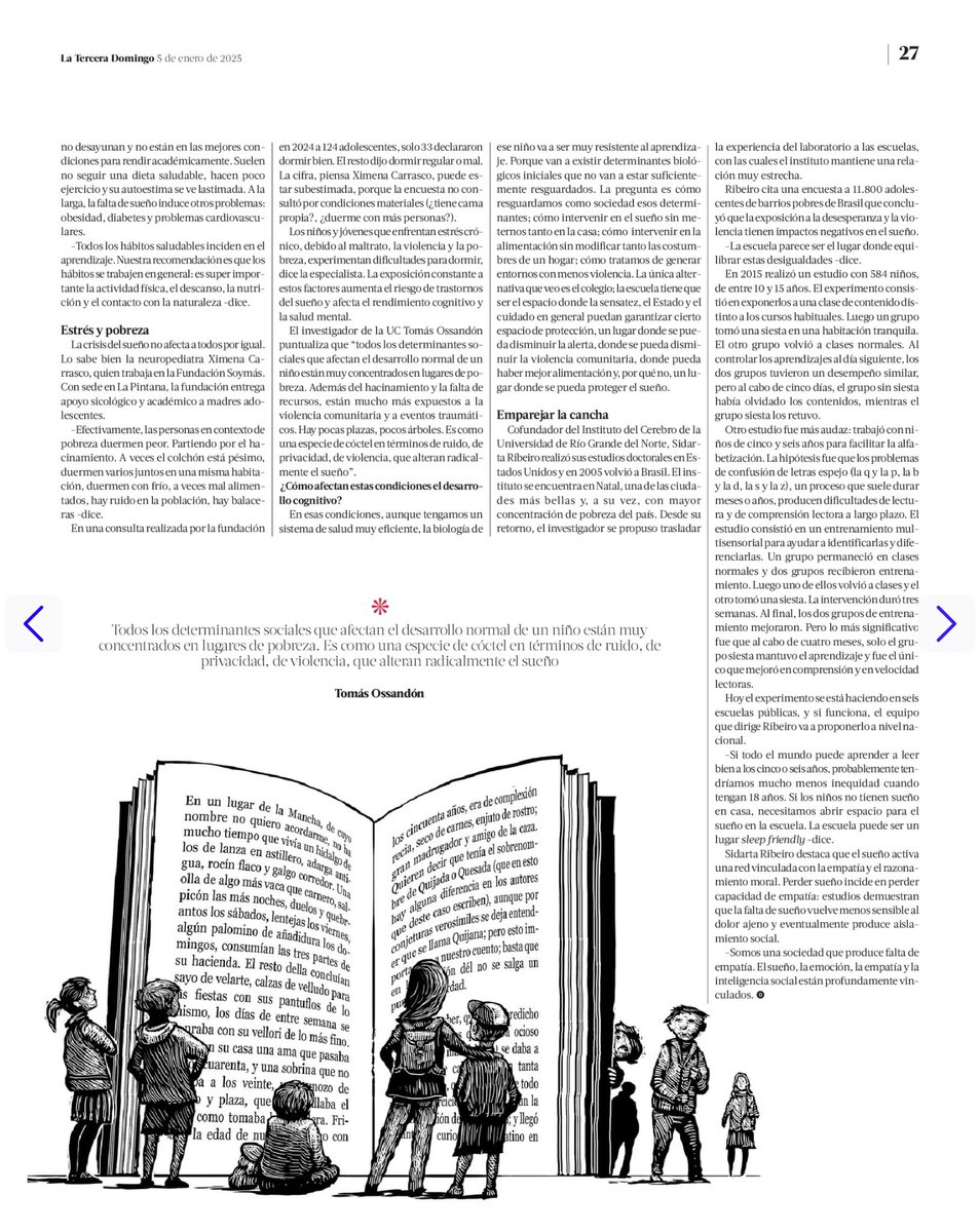 #Sueño #Educación #Neurociencia 

🌙 Crisis del sueño y su impacto en el aprendizaje 🛌📚
Un análisis de cómo la falta de sueño, las pantallas y la pobreza afectan el desarrollo cognitivo y el rendimiento escolar. ¿Cómo podemos cambiar esta realidad?

📰 Lee más en La Tercera