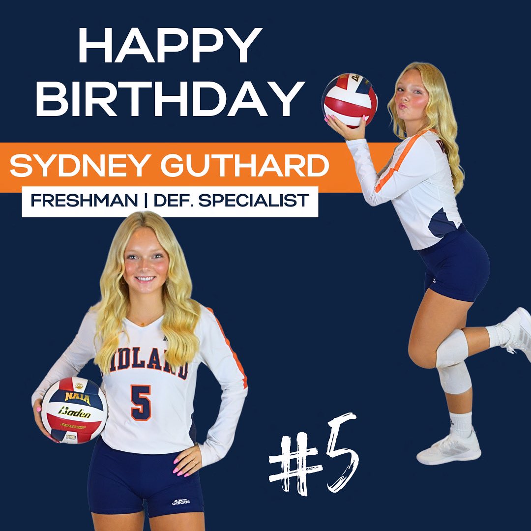 New year, new age. ⬆️ 

Wishing freshman Sydney Guthard a very happy birthday. Have a great day celebrating YOU! 🥳