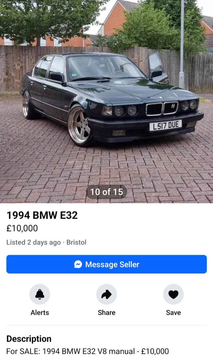 Bit of a jump scare while window shopping for money pits on Facebook earlier.