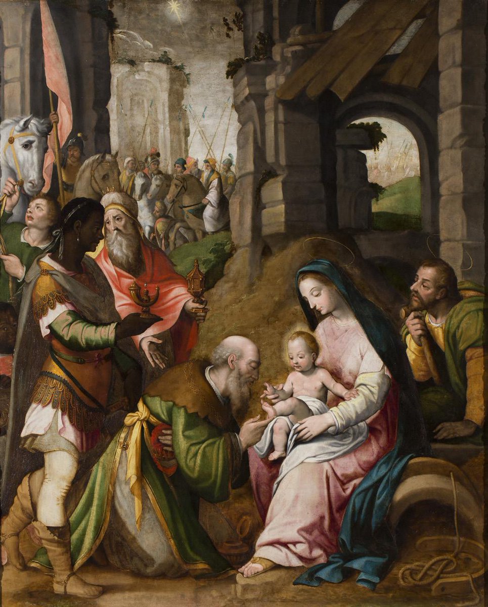 No perdamos nunca al niño
que llevamos dentro
                     ¡Felices Reyes!
                         ...e Buona Befana!

Adoración de los Reyes Magos
Pablo Esquert s.XVI
Museo de Zaragoza