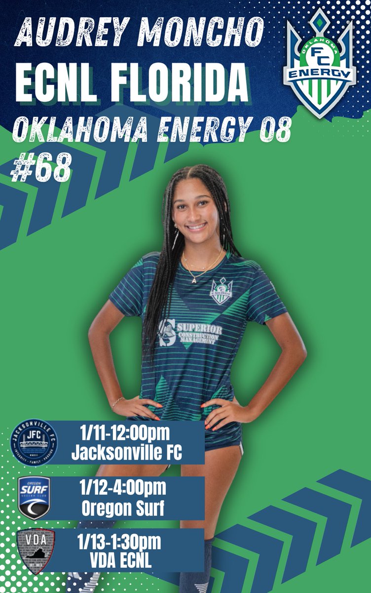 Audrey Moncho (@audreymoncho_) on Twitter photo Exciting to be playing with the talented <a href="/oefc08girlsecnl/">OEFC 08 Girls ECNL</a> at the upcoming ECNL Florida Showcase! Come out and watch us play 🏝️🏝️ Exciting to be playing with the talented <a href="/oefc08girlsecnl/">OEFC 08 Girls ECNL</a> at the upcoming ECNL Florida Showcase! Come out and watch us play 🏝️🏝️