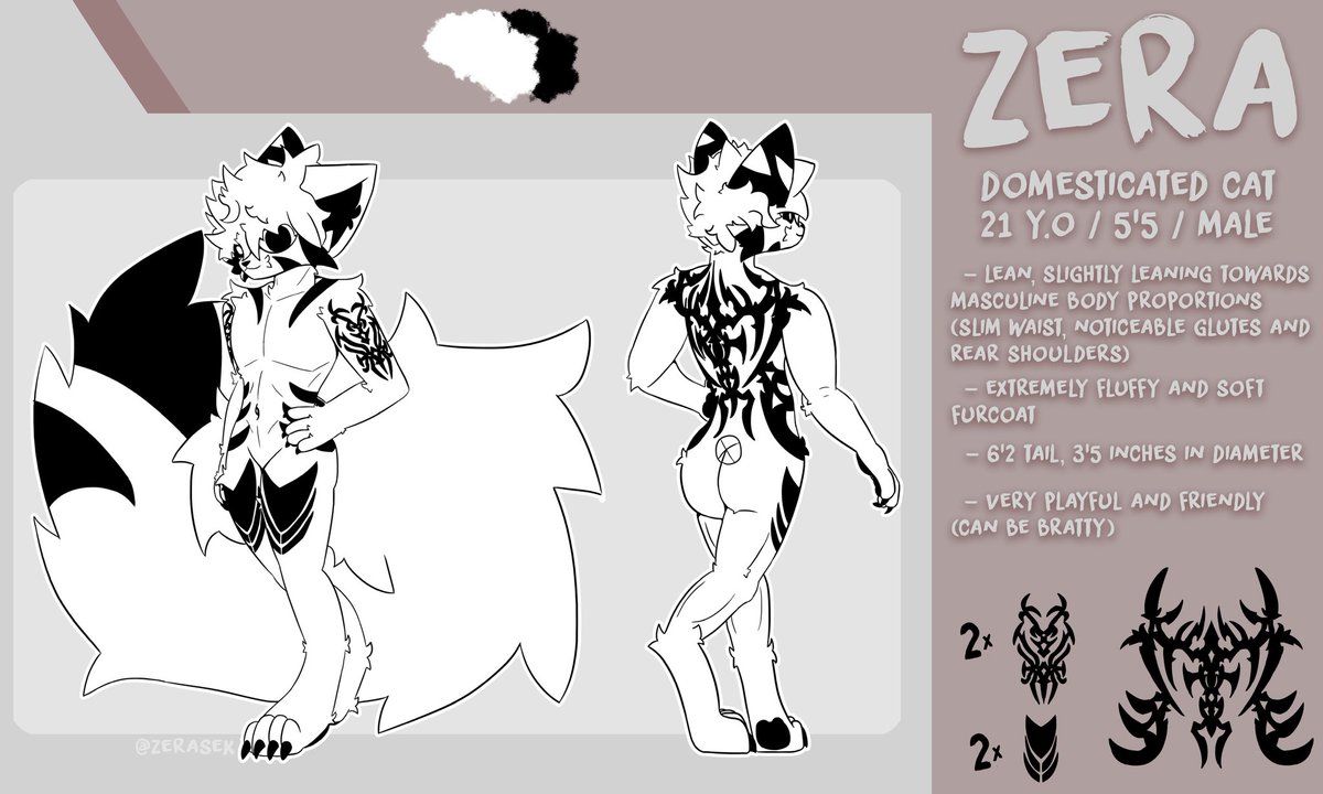 zerasek's tweet photo. For the sake of pinning it, here are all the Zera refs with his outfits too :3
#furry #furryart #art https://t.co/mzic66zWDk