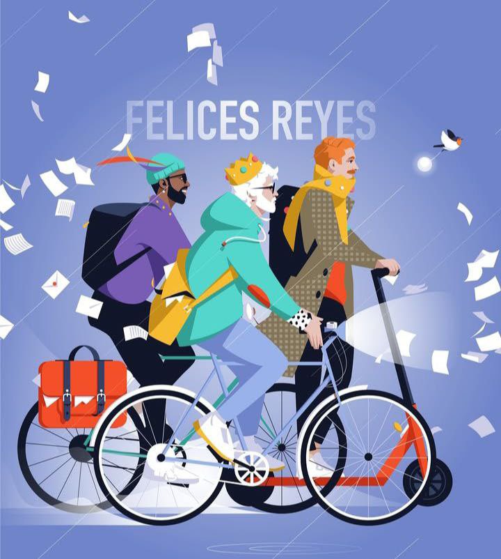 Que los reyes nos traigan muchas bicis y cuando nos lleguen las saquemos de paseo y demostremos que no hay mejor manera, y sobre todo más divertida, de desplazarnos por Madrid. 
¡La bici despierta tu niño interior!