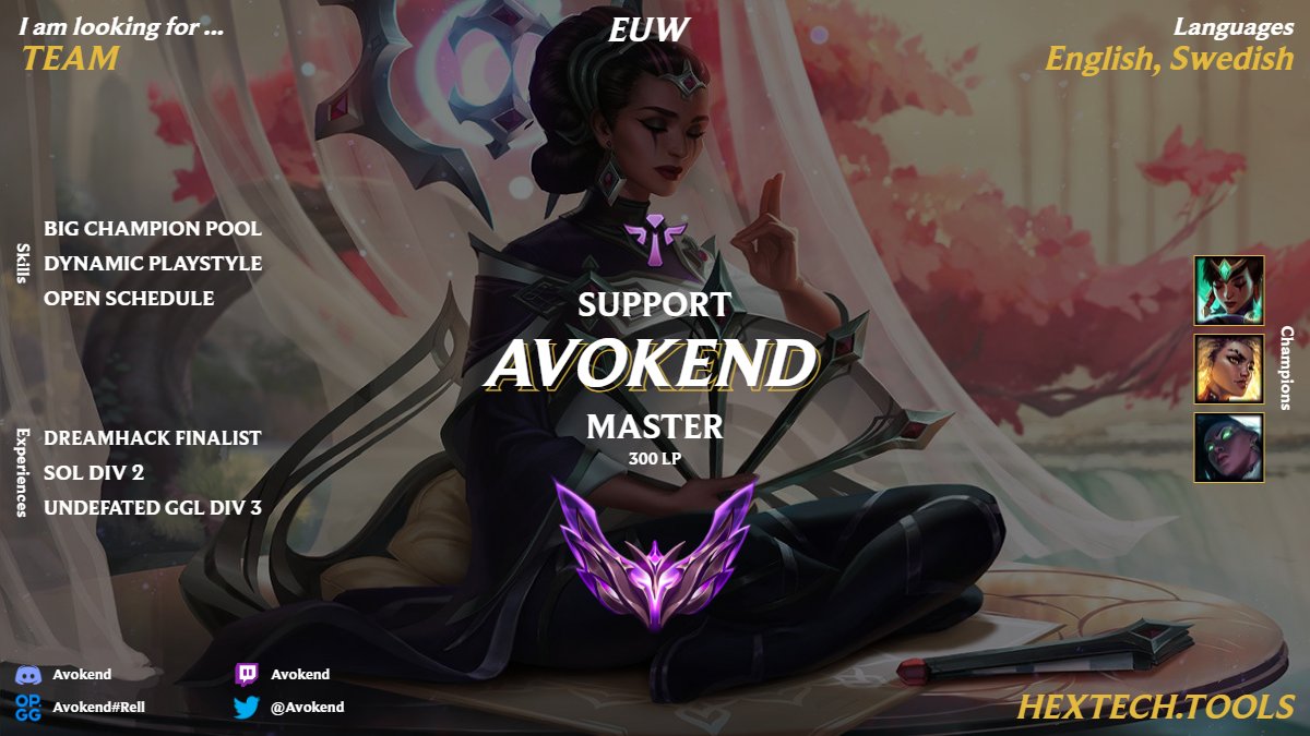 Avokend (@avokend) on Twitter photo <a href="/LFT_PL/">LFT POLAND</a>
<a href="/LFT_LPLOL/">LFT LPLOL</a>
<a href="/lft_prime/">Prime League LFT</a>
<a href="/LoL_LFT_ITA/">LoL LFT 🇮🇹</a>
<a href="/LFT_LOL_ES/">LFT_LOL_ES</a>
<a href="/LoL_LFT_Fr/">LoL LFT Fr</a>
<a href="/lft_prm/">LFT PRM</a>
<a href="/LFTDiscord/">LFT Discord - lol/val/rl</a>
#LFT #LeagueOfLegends #SOL #Primeleague #NLC #Team #GGL <a href="/LFT_PL/">LFT POLAND</a>
<a href="/LFT_LPLOL/">LFT LPLOL</a>
<a href="/lft_prime/">Prime League LFT</a>
<a href="/LoL_LFT_ITA/">LoL LFT 🇮🇹</a>
<a href="/LFT_LOL_ES/">LFT_LOL_ES</a>
<a href="/LoL_LFT_Fr/">LoL LFT Fr</a>
<a href="/lft_prm/">LFT PRM</a>
<a href="/LFTDiscord/">LFT Discord - lol/val/rl</a>
#LFT #LeagueOfLegends #SOL #Primeleague #NLC #Team #GGL