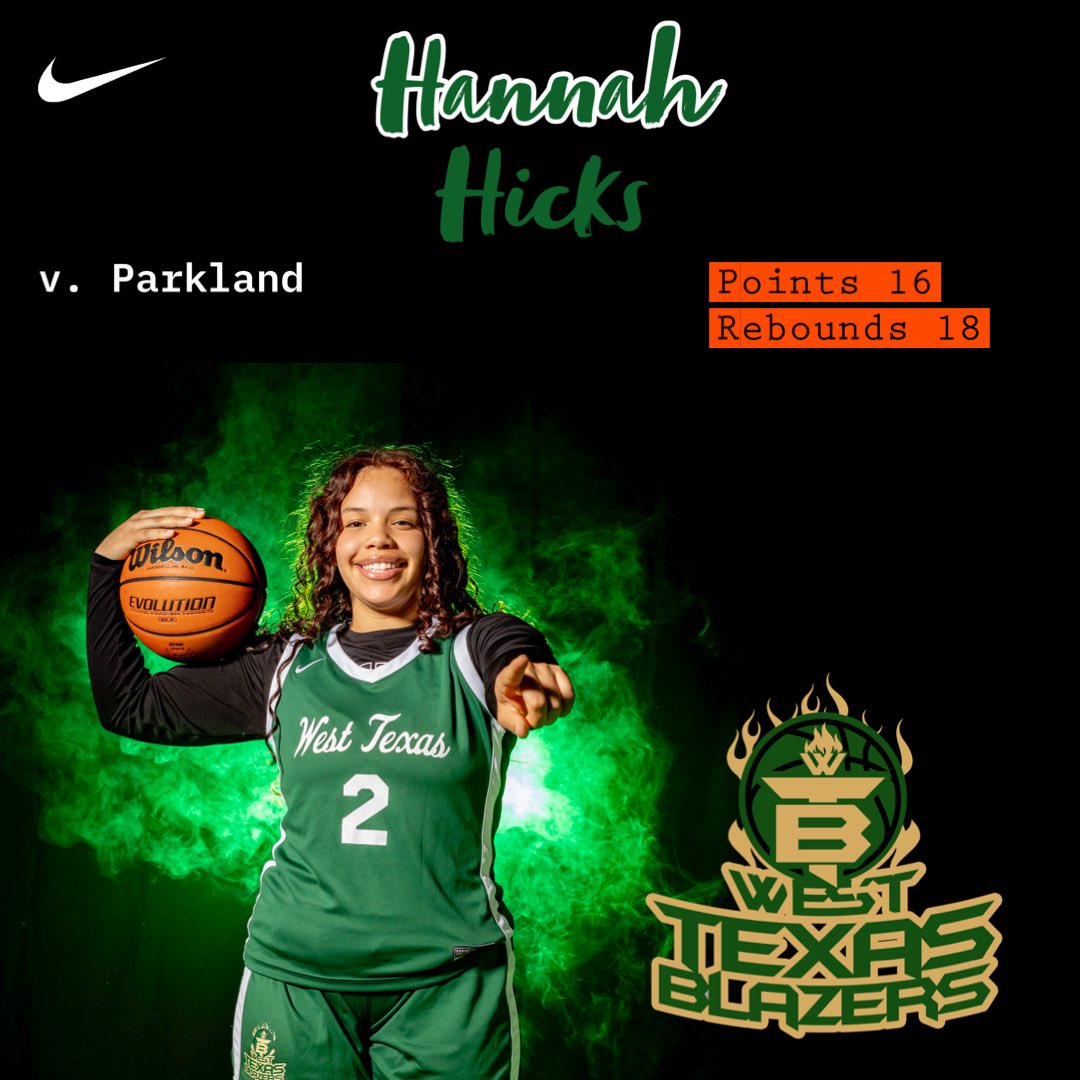 Double Double Alert‼️🚨

2026 5-8 Hannah Hicks El Dorado dominates Parkland on Friday evening w/ 1️⃣8️⃣ boards &amp; 1️⃣6️⃣ points along with the W. 

<a href="/Hannah_32Hicks/">Hannah Hicks</a>