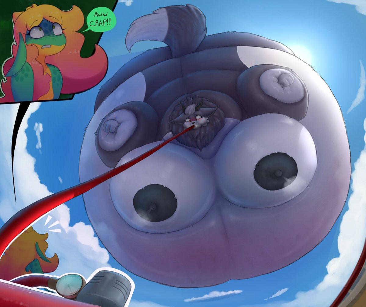 Once Rocio 🟢 stops seeing her, things can get out of control. 🎈💥

Commission for <a href="/Jhar_balloon/">Fwoompdrolf</a>