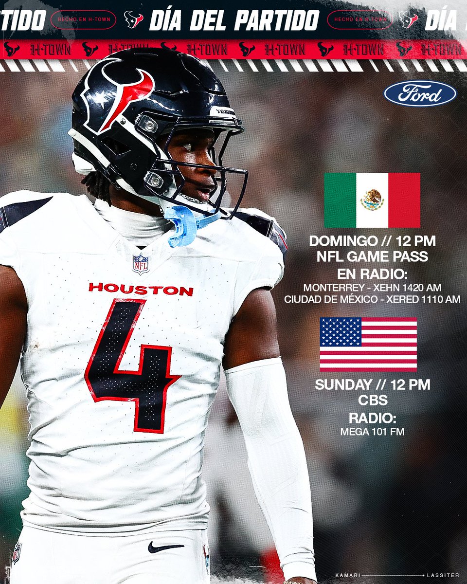 ¡Inicia el ultimo partido de la temporada regular! 🏈