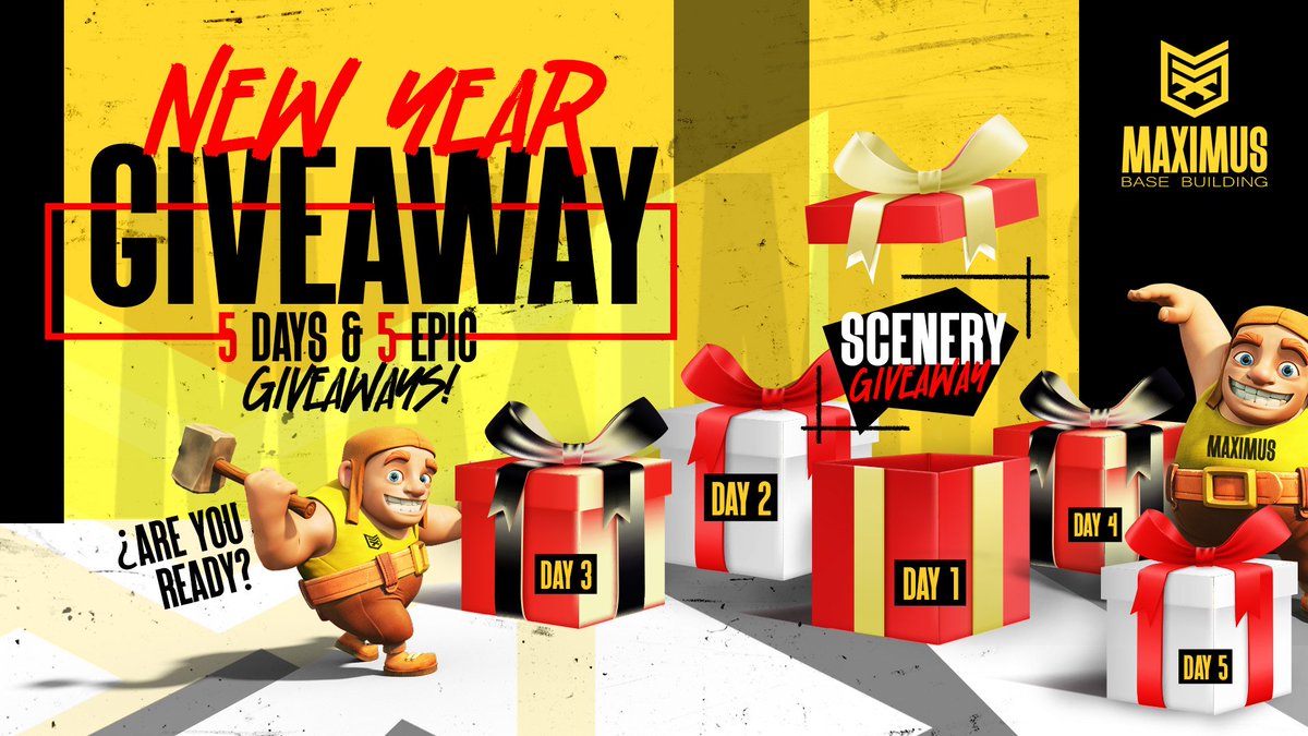 🎆 New Year, New Rewards! Let the Giveaways Begin! 🎆

🔥 Day 1 of 5 Epic Giveaways – Win 1× Fire &amp; Ice Scenery and kickstart your 2025 in style!

💥 How to Join the Fun:
✔️ Follow Us
✔️ Like &amp; Retweet this post
✔️ Join our Discord server: discord.gg/hQTzk3G5Ap
