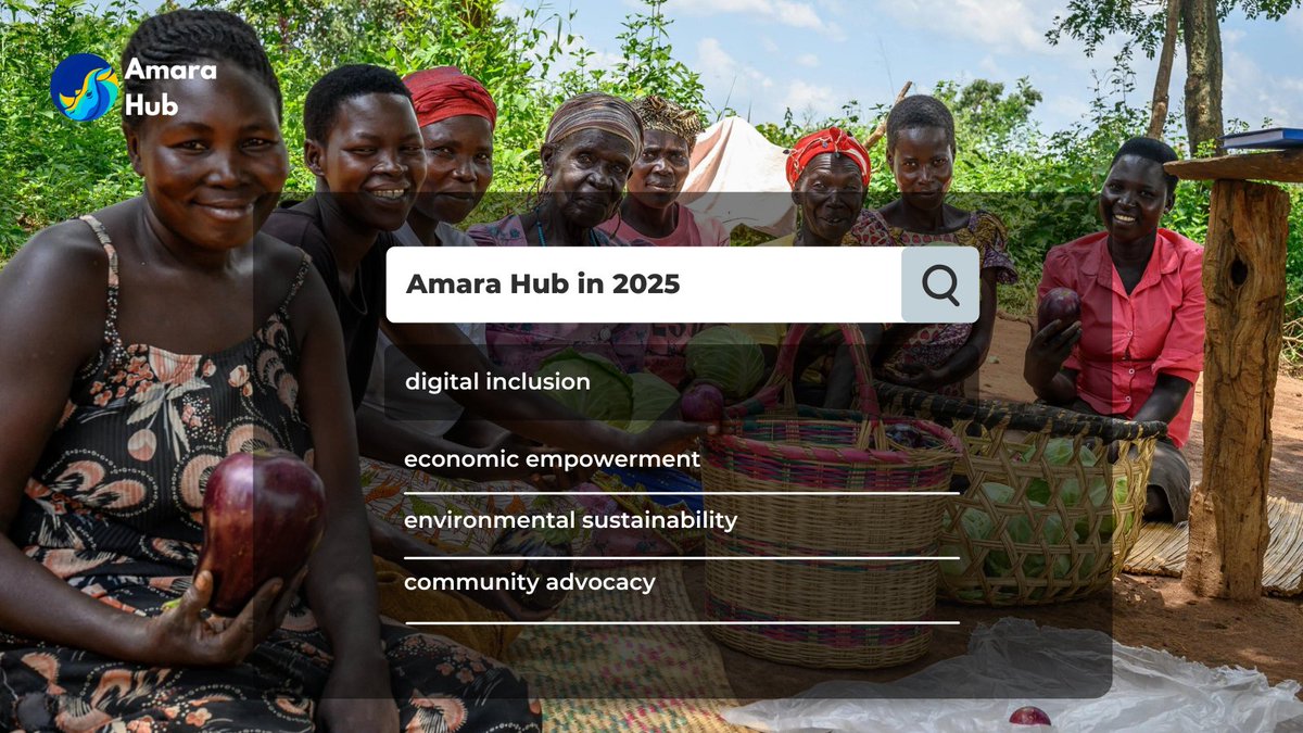 Welcome to 2025 with Amara Hub! 🌍 Our mission is to empower communities through skills, resources, and platforms to thrive. Stay tuned for updates on our exciting initiatives this year!