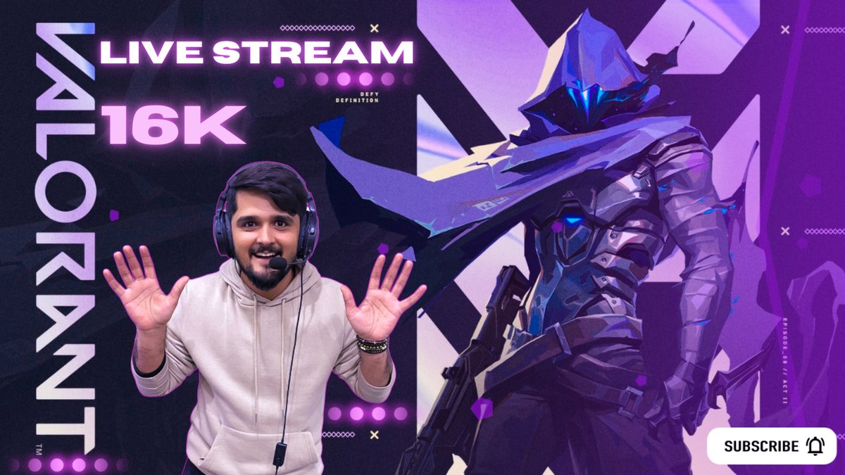 🎯 VALORANT LIVE STREAM ALERT! 🎯
🔥 16Kills Can you believe it? 🔥
💥 Insane clutches, and pro plays!
🚀 #ValorantLive #GamingCommunity #FPSGames #Streamer
🎮 WATCH NOW! ➡ youtube.com/live/3rzPsbdkb…
👉 RETWEET if you're a true gamer!