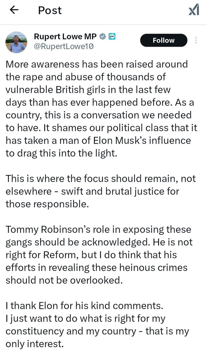 MrTibblesNewEra (@mrtibblesnewera) on Twitter photo It's a pity you didn't have a conversation about the historical child abuse at Southampton when you were Chairman.
White guy was it?
<a href="/RupertLowe10/">Rupert Lowe MP</a> It's a pity you didn't have a conversation about the historical child abuse at Southampton when you were Chairman.
White guy was it?
<a href="/RupertLowe10/">Rupert Lowe MP</a>