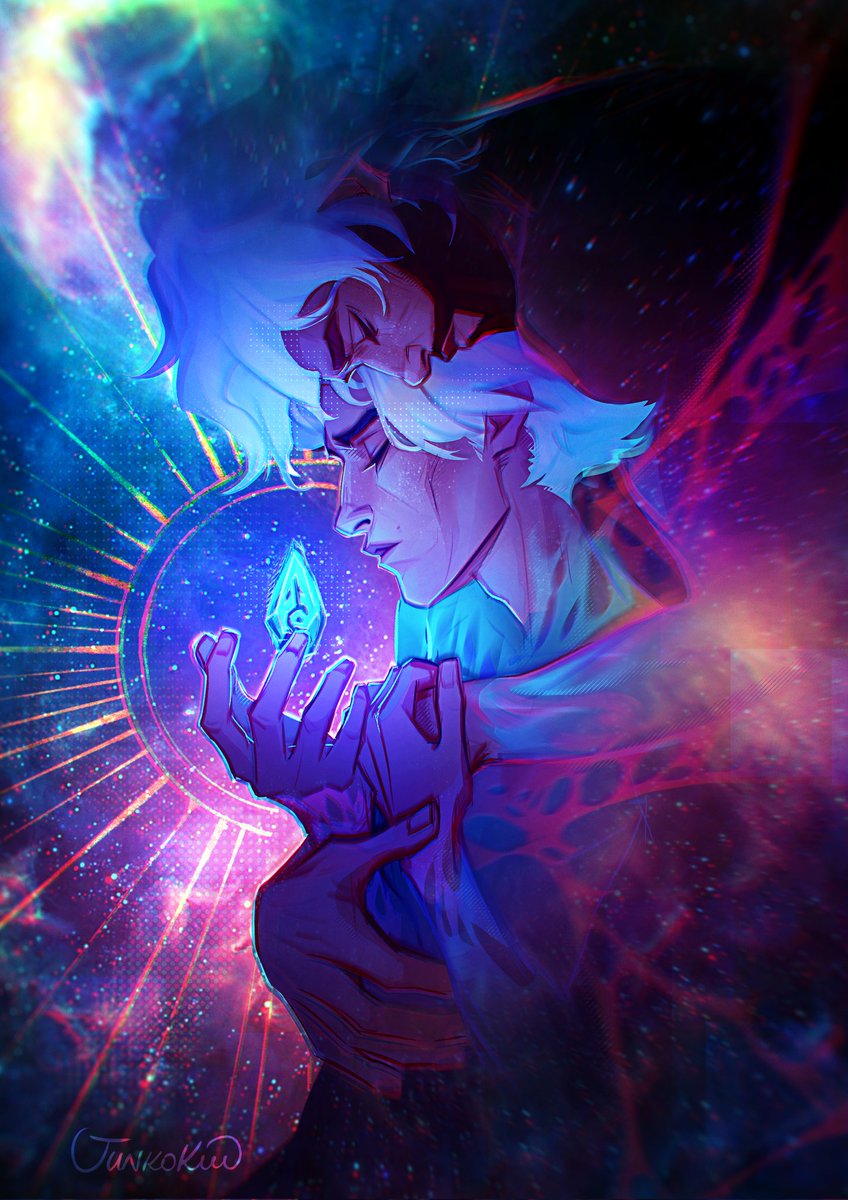 JunkoKiu's tweet image. In all timelines, in all possibilities, only you can show me this-
☄️
#jayvik #arcane #arcanefanart #viktor #jayce