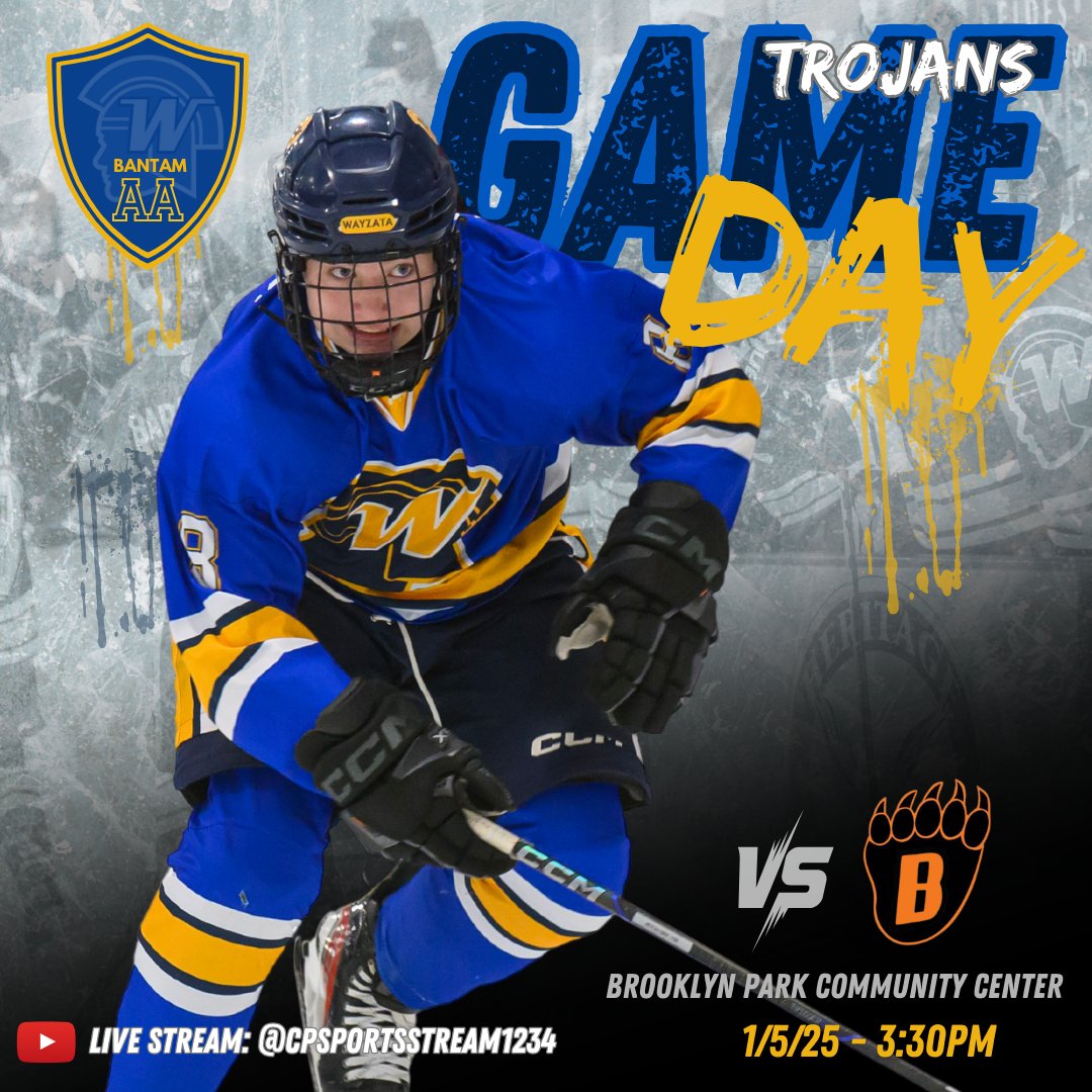 It's a pre-Vikings Sunday matinee - an exhibition tilt against WBL this afternoon up in Brooklyn Park. Puck drop 3:30pm.