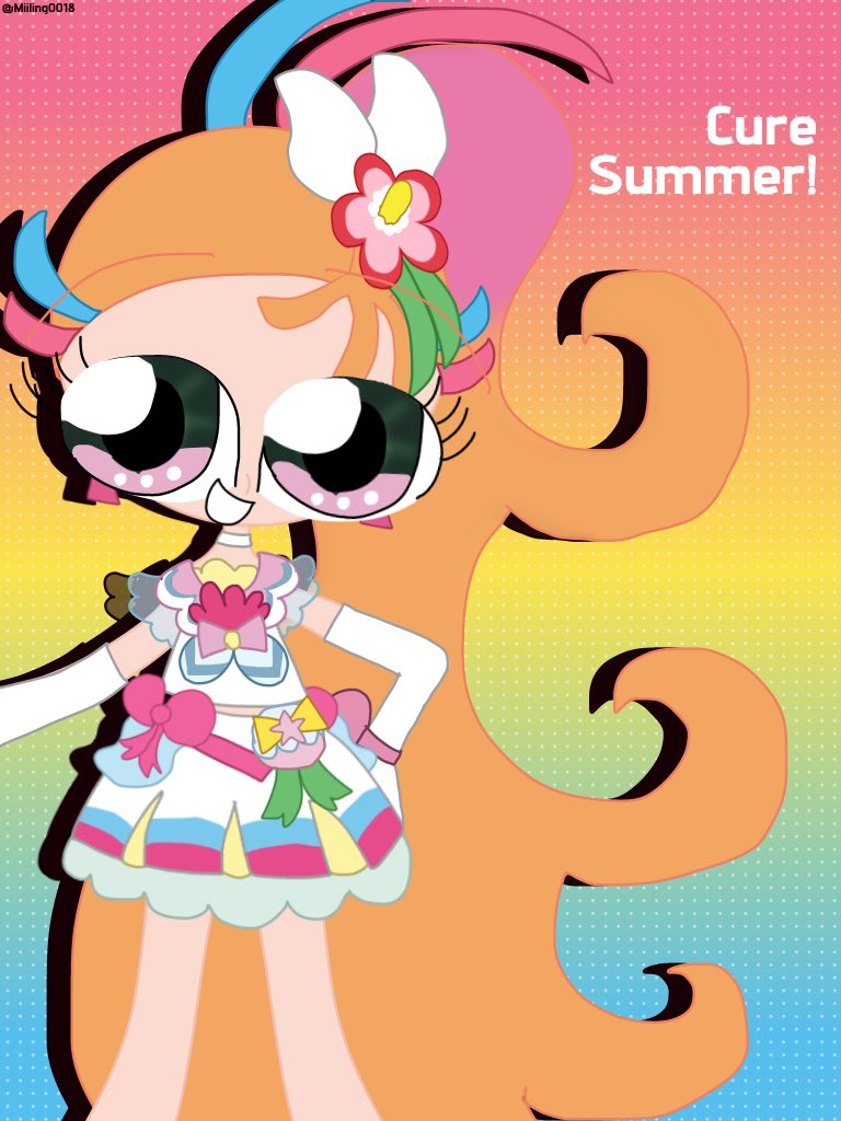 Miiling0018's tweet photo. Cure Summer
#curesummer #tropicalrougeprecure #precurefanart https://t.co/Nq6Oo7q0YT
