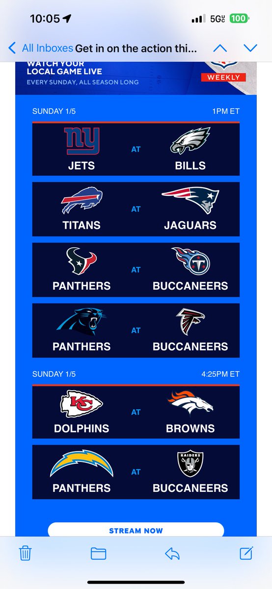 Who did this graphic <a href="/paramountplus/">Paramount+</a> ? 😂 someone doesn't know <a href="/NFL/">NFL</a> teams and their logos 🤦🏻‍♂️ #nfl