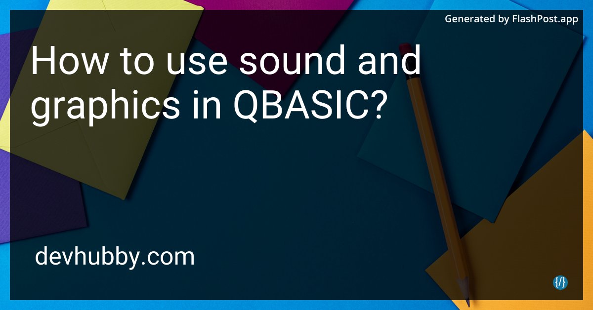alieGotha's tweet image. Can QBASIC turn my PC into a synthesizer, or just a slightly confused toaster?
Source: devhubby.com/thread/how-to-…
#LearnProgramming #Programming #QBASIC #GameDevelopment