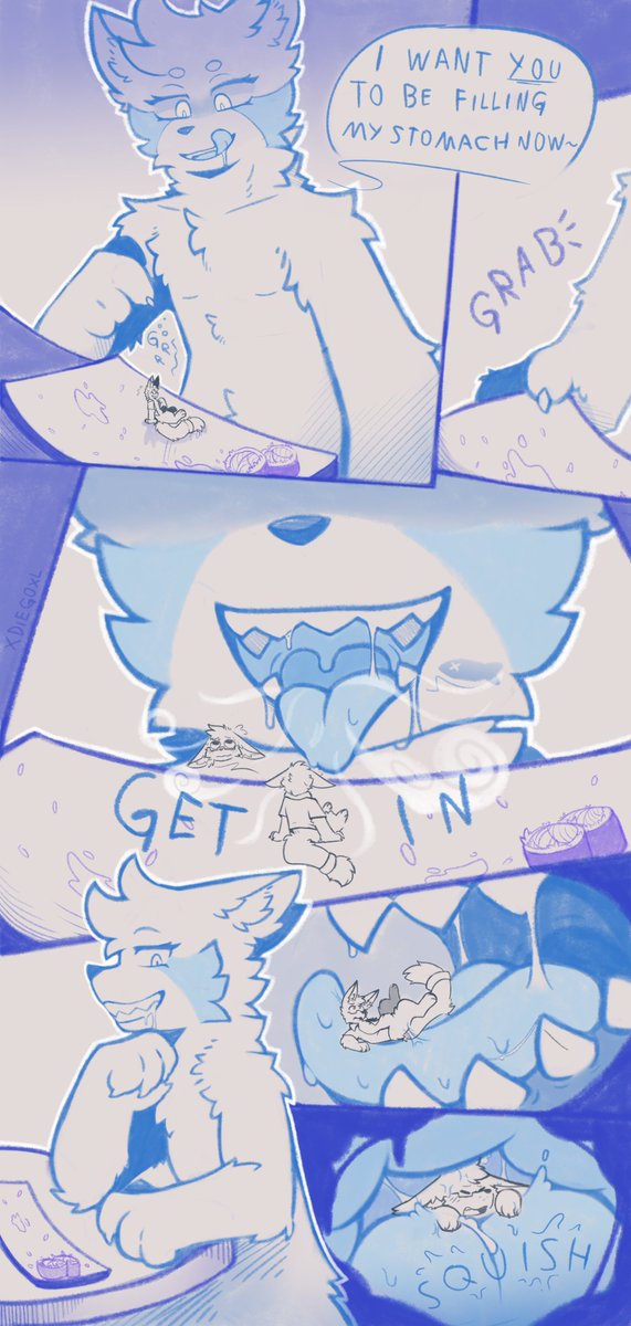 DiegobutSmol's tweet photo. cw: vore, messy internals
com//m for Gasket and SoftSnax! https://t.co/BFX92VLPAo