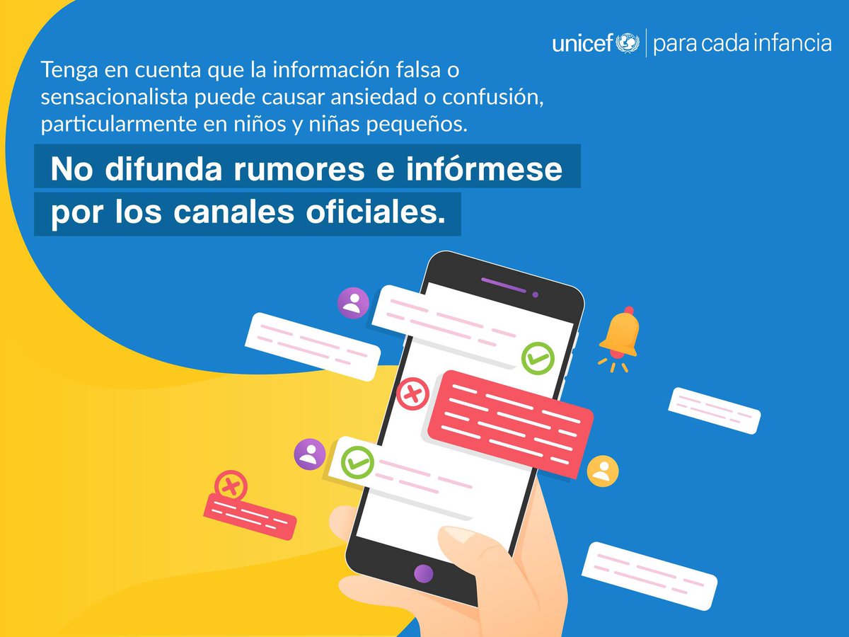 🚨Es muy importante informarnos a través de canales oficiales.

No difundas rumores o información falsa y sigue las indica de las autoridades.