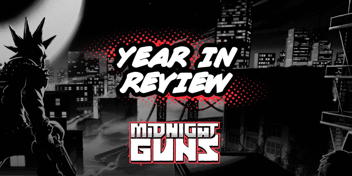 Join us for the Year In Review stream! 🎉 We'll showcase the crunchiest highlights, answer questions, and share a sneak peek into what's coming next. Don't miss out! Tune in live at 3pm ET: twitch.tv/tastyspleentv

#midnightguns #indiedev #tacticalfps