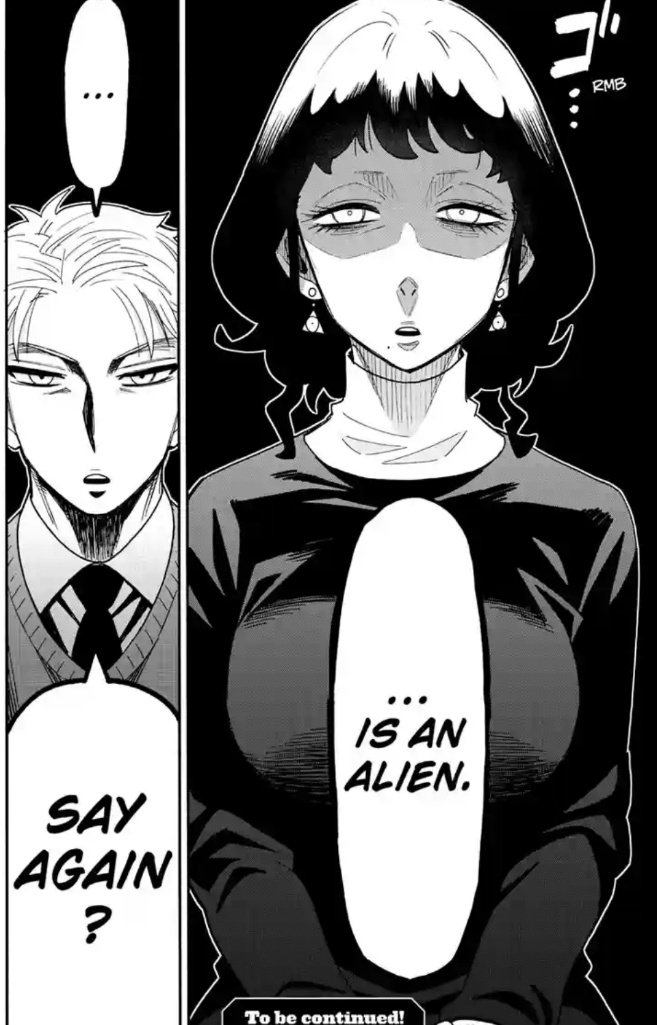 After all.

Can we consider this art a spoiler of Endo sensei?

Maybe that alien is a relative of Desmond🤣
#SPY_FAMILY  #SPYxFamily