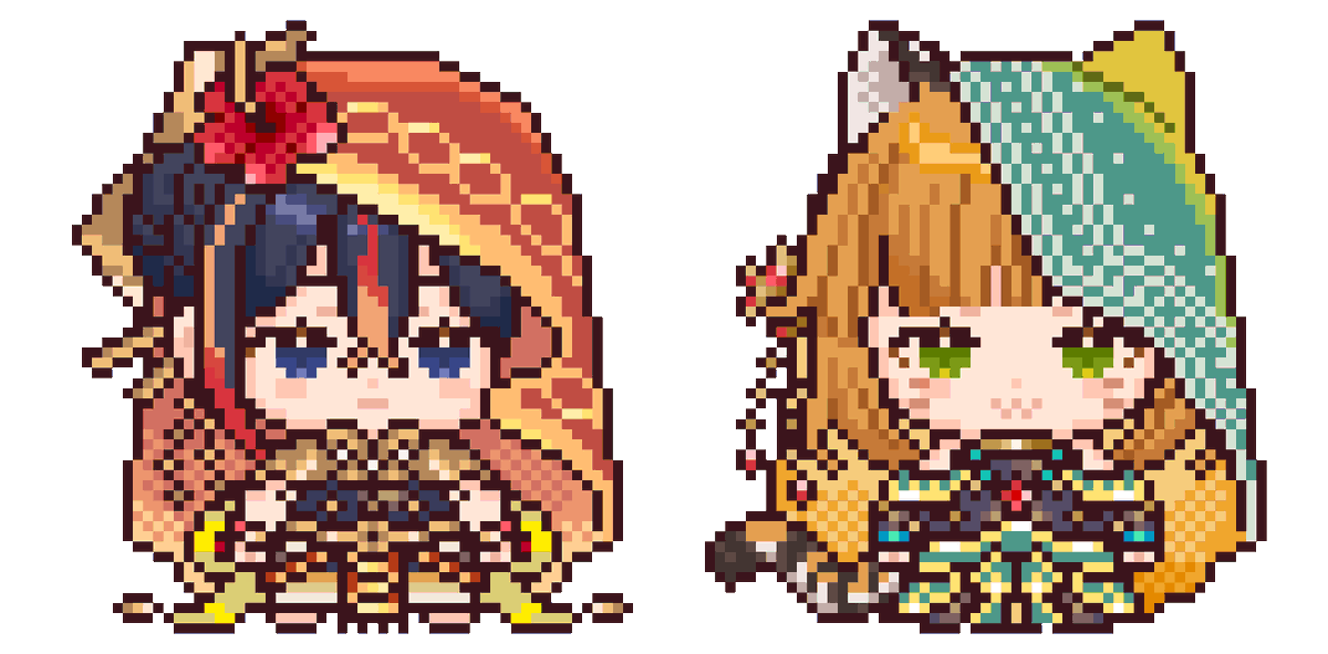 v_leemar's tweet photo. @404Eules is one who create @EbisuAsa &amp; she is someone who was just a stranger but shes dear to us because she gave Asa her identity~

I still remember how eager she is, really happy to have her in our vtuber journey. These are amazing!🥺
#cubteng #envtuber #pixelart https://t.co/RyIUFB3rFi