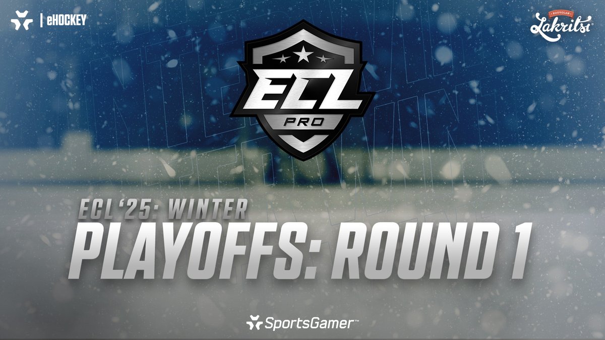 🔥 The #ECL25Winter Pro Playoffs are kicking off! 🔥

Round 1 promises action-packed matchups as teams battle for a chance to rise to Elite. 🏒 Who has what it takes to go all the way? 💥

📰 Read the full Round 1 Preview:
👉 sportsgamer.gg/community/news…

#eHockey | #NHL25 |