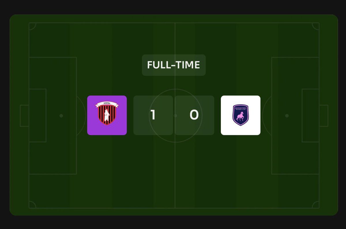 Defeat at Kidwich Stadium! 

Despite a brave defense, one slips past keeper Musa, resulting in a 1-0 loss away against 2nd in the league Kinfiell