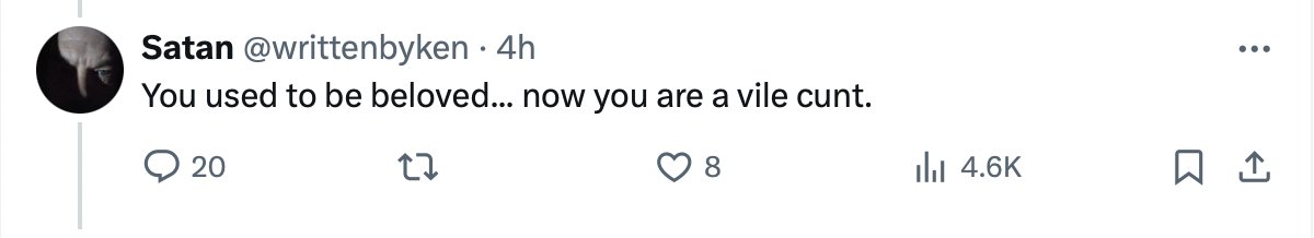 I'm hearing pain here, Ken, not anger. I know it hasn't been easy since she left, what with living in your mum's garage and losing your PornHub Premium subscription, but on the bright side, your kids are bound to want to see you again one day, if only out of morbid curiosity.