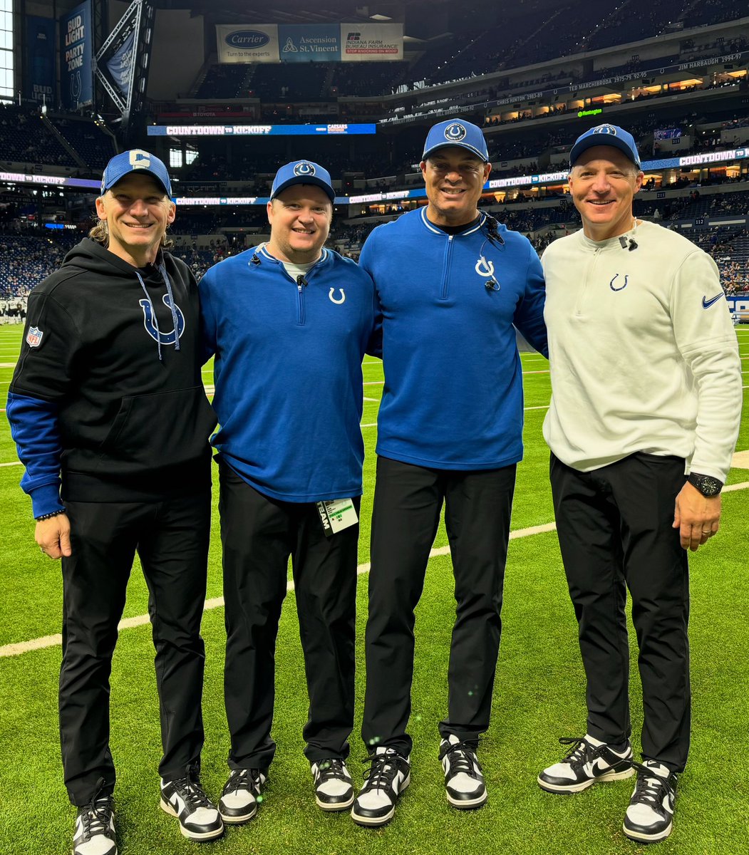 Game day in Indy! We’re proud to be on the sidelines as the team physicians with the Indianapolis Colts for over 40 years! On the sidelines today, Dr. Thurman Alvey, Dr. Matthew Negaard, Dr. Dale Snead and head team physician Dr. Peter Maiers.
