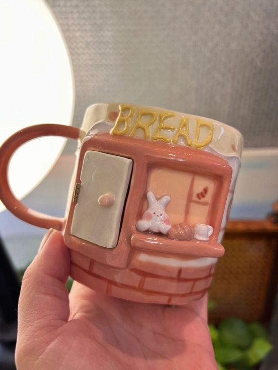 cat bakery mug
