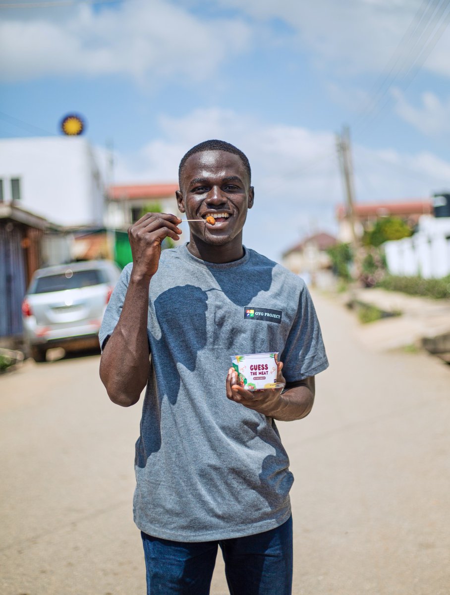 GYGProject's tweet photo. The fanstatic plant-based meat, which is changing the story of school nutrition programs in Ghana and providing nutritious plant-based school lunch for children for the prevention of malnutrition and the protection of animal rights. https://t.co/ofsBHcXPK5