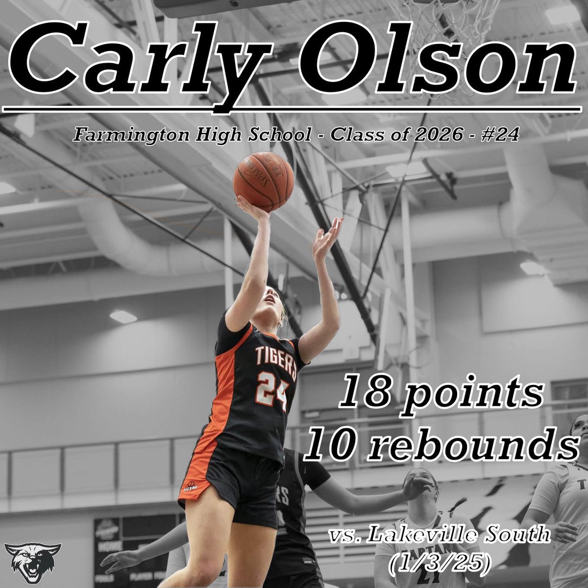 MNBobcats (@mnbobcats) on Twitter photo Just another huge game for <a href="/carlyolson24/">Carly Olson</a> of <a href="/MnBobcats/">MNBobcats</a> and <a href="/FHS_gbball/">FHS Girls Basketball</a> scorer, great finisher, High-character, high-energy player, HIGH ceiling. Hard worker on both ends of the floor, nose for the ball, always in the right spots. Someone you want on your team!! #RollCats Just another huge game for <a href="/carlyolson24/">Carly Olson</a> of <a href="/MnBobcats/">MNBobcats</a> and <a href="/FHS_gbball/">FHS Girls Basketball</a> scorer, great finisher, High-character, high-energy player, HIGH ceiling. Hard worker on both ends of the floor, nose for the ball, always in the right spots. Someone you want on your team!! #RollCats