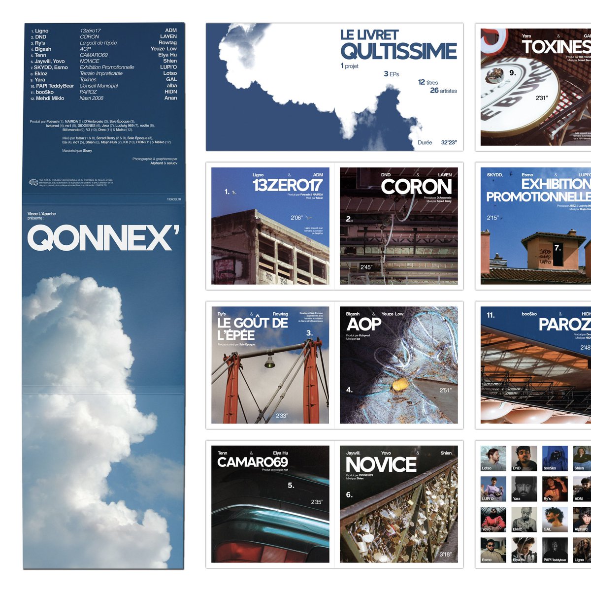 salu_cv's tweet image. Graphisme cover 3 EPs &amp;amp; packaging pour le CD QONNEX’ de @vincelapache, réunissant tous les QONNEX’ sortis tout au long de 2024

Taffé avec mon frère @alphardlpp qui a prit touuuutes les photos et graphisme aussi

vous pouvez peter le cd ici : qonnex.bigcartel.com