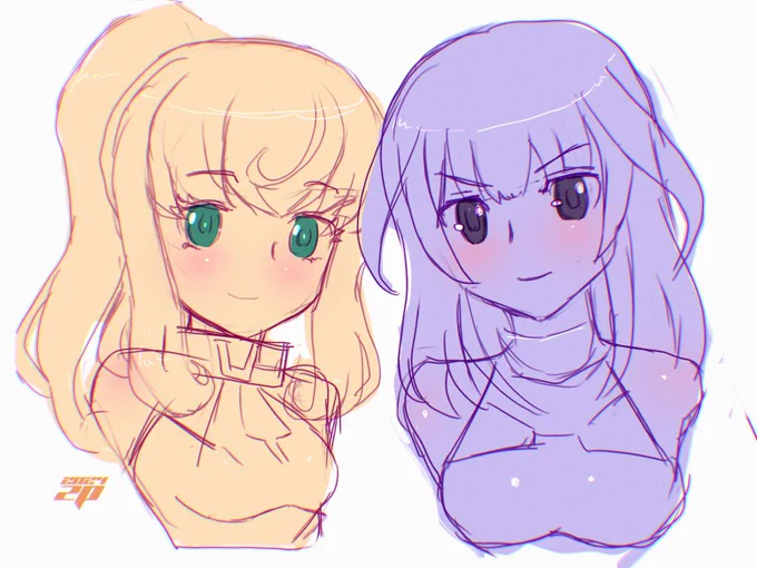 ノエルちゃん生誕日ということで過去絵 