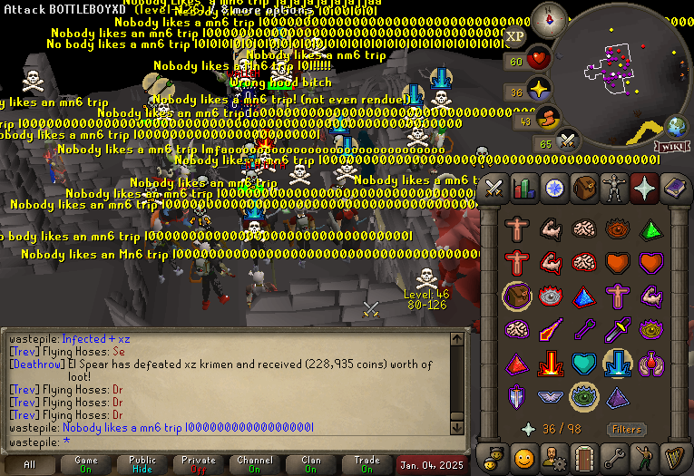 DeathrowRS's tweet photo. MACING WAS ABRUPTLY ENDED FOR @InflictionOSRS ONCE THE KINGS OF EST CAME TO PLAY! INSTEAD ILL-ADVISED HIGH COUNCIL 'MN6' LED HIS CLAN INTO OUR LAPS COUNTLESS TIMES! 

FULL TOPIC: https://t.co/NyOxUKV7JF https://t.co/fWrvfFIRvE