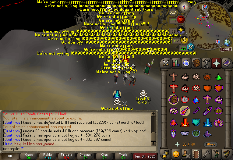 DeathrowRS's tweet photo. MACING WAS ABRUPTLY ENDED FOR @InflictionOSRS ONCE THE KINGS OF EST CAME TO PLAY! INSTEAD ILL-ADVISED HIGH COUNCIL 'MN6' LED HIS CLAN INTO OUR LAPS COUNTLESS TIMES! 

FULL TOPIC: https://t.co/NyOxUKV7JF https://t.co/fWrvfFIRvE