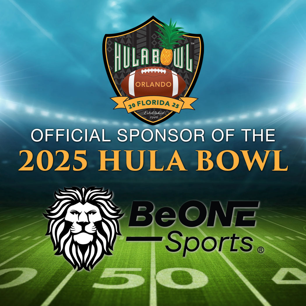 We are really excited to announce our sponsor BeOne Sports <a href="/BeONE_Sports/">BeONE Sports</a> as an Official Sponsor of the 2025 Hula Bowl College Football All-Star Game!

#hulabowl #orlando #florida #CollegeFootball #college #gametime #beonesports